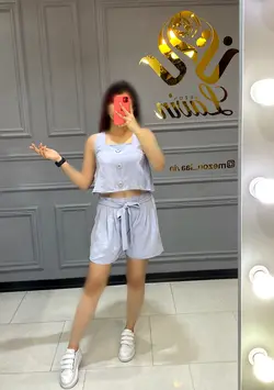 ست تاپ شلوارک کد 4020