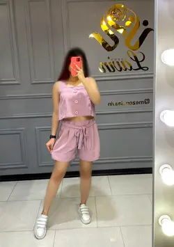 ست تاپ شلوارک کد 4020