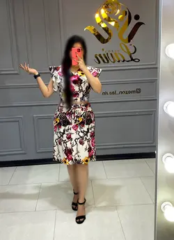 ست نیم تنه دامن کد 4019