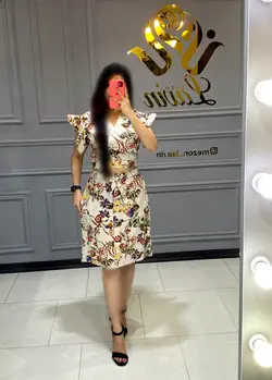 ست نیم تنه دامن کد 4019