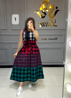 پیراهن چهارخونه کد1009