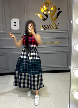 پیراهن چهارخونه کد1009