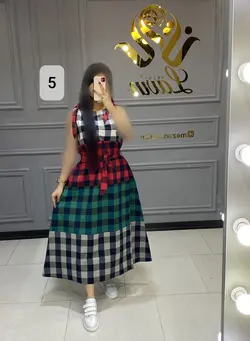 پیراهن چهارخونه کد1009