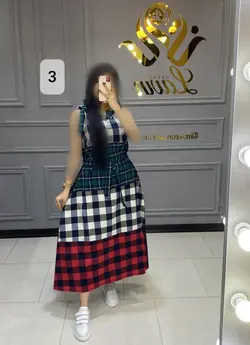 پیراهن چهارخونه کد1009