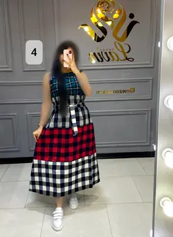 پیراهن چهارخونه کد1009