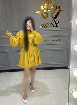 پیراهن آستین چین کد1004