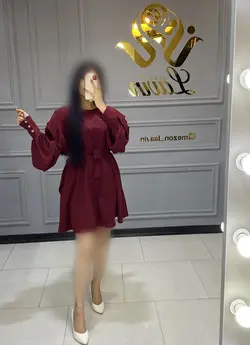 پیراهن آستین چین کد1004