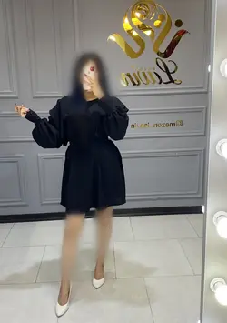 پیراهن آستین چین کد1004