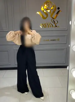 شلوار فاق بلند