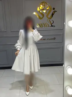 پیراهن آستین تور