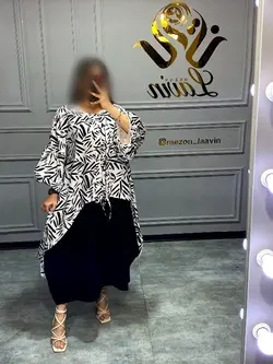 ست پیراهن و مانتو کد4161