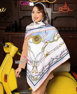 روسری نخی طرح سلن