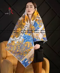 روسری نخی طرح هنری