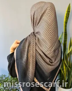 روسری طرح گندم طلایی