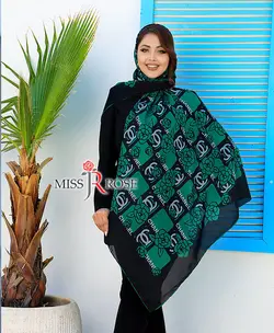 روسری حریر کرپ chanell