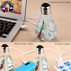 چراغ خواب بخور سرد طرح لامپ مدل Bulb Humidifier