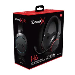 هدفون با سیم گیمینگ کریتیو مدل Blasterx H6