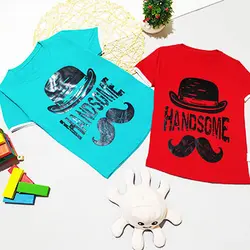 تيشرت تک پسرانه مدل آقاي سيبيل کد 1318