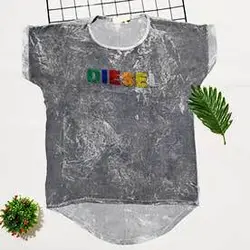 تيشرت زنانه پشت بلند طرح DIESEL کد 001488