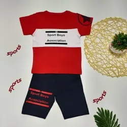 تيشرت و شلوارک پسرانه مدل sport کد1145