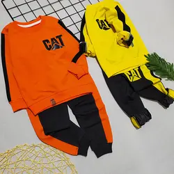 ست بلوز شلوار پسرانه طرح CAT کد 1768