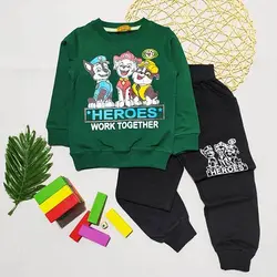 ست بلوز شلوار پسرانه طرح سگ هاي نگهبان کد 1520