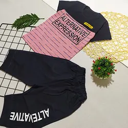 ست تيشرت شلوارک پسرانه طرح alternative کد 1331