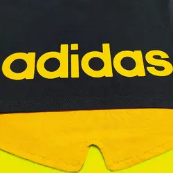 ست تیشرت شلوارک اسپرت پسرانه تک رنگ سورمه ای و تن خور فشن_ فروشگاه آنلاین مدیلند.