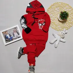 ست هودی شلوار پسرانه طرح اسپایدرمن کد 1601