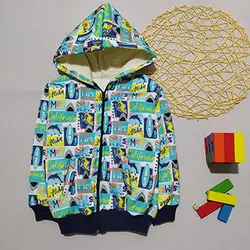 سوییشرت پسرانه داخل پشمی طرح کوسه کد 1652