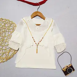 شومیز حریر دخترانه یقه هفت پایین ساده کد 1947