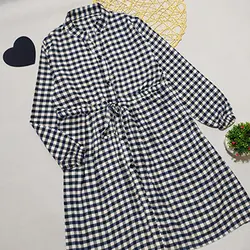 مانتو چهارخونه کمرچین پشمی کد 01693