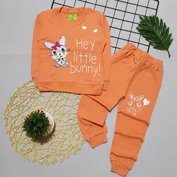 ست بلوز شلوار دخترانه طرح خرگوش پولک دوزی کد 1586