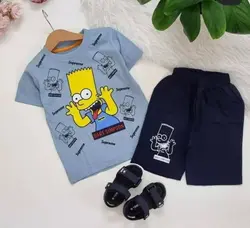 ست تیشرت شلوارک اسپرت طرح SUPERME کد2036