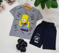 ست تیشرت شلوارک اسپرت طرح SUPERME کد2036