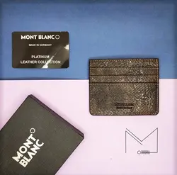جا کارتی MontBlanc قهوه ای