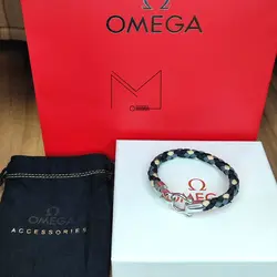 دستبند امگا کنفی رنگی Omega Bracelet