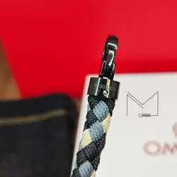 دستبند امگا کنفی رنگی Omega Bracelet