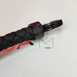 دستبند امگا کنفی تمام مشکی Omega Bracelet