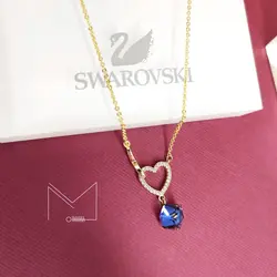 گردنبند سواروسکی مدل مکعب