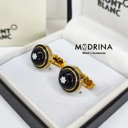 دکمه سردست طلایی مون بلان Montblanc