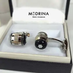 دکمه سردست نقره ای مون بلان Montblanc