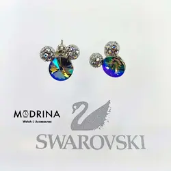 گوشواره میکی موس سواروسکی Swarovski