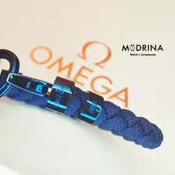 دستبند امگا کنفی سورمه ای 007