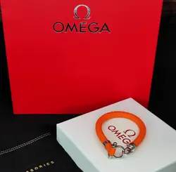 دستبند امگا نارنجی Omega Sailing Bracelet