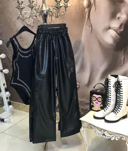 شلوار بگ کمرکش(24760)