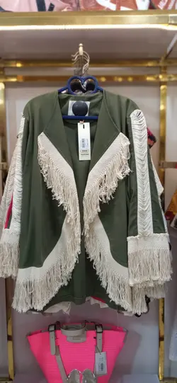 کت لینن آستین ریش(۲۸۷۵۰)