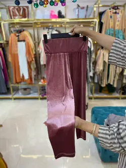شلوار مخمل کمر گنی