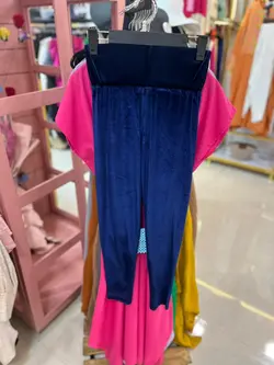 شلوار مخمل کمر گنی