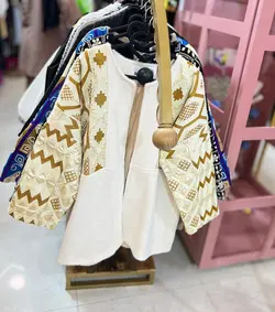 پالتو فوتر آستین خرجکاری(30083)